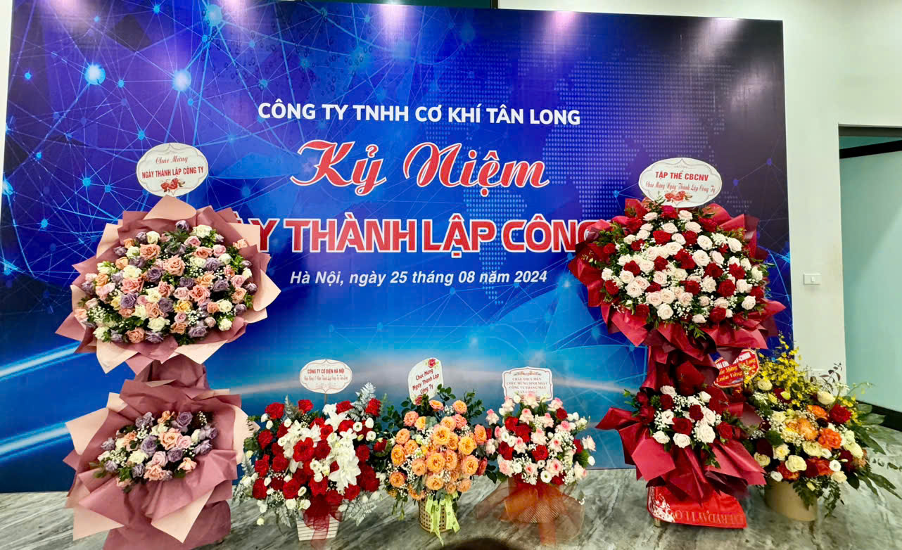 Tổ Chức Sự Kiện Lễ Kỷ Niệm Thành Lập Công Ty TNHH Cơ Khí Tân Long